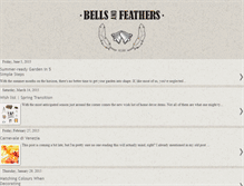 Tablet Screenshot of bellsandfeathers.com